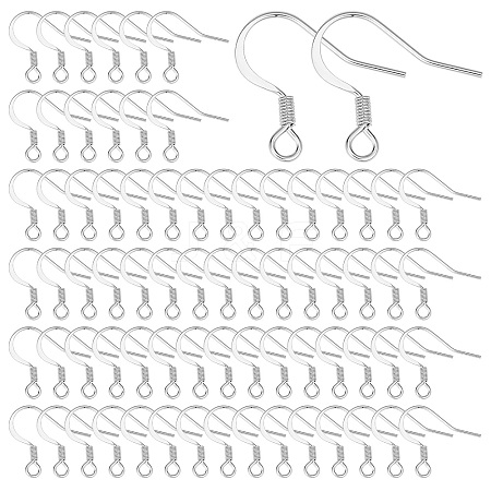 SUNNYCLUE 100Pcs 304 Stainless Steel French Earring Hooks STAS-SC0004-64-1