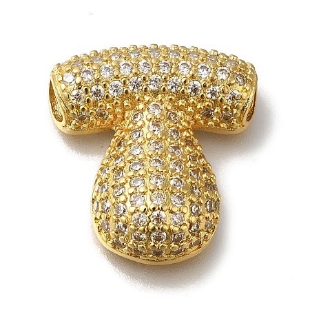 Brass with Cubic Zirconia Pendants KK-Q818-02T-G-1