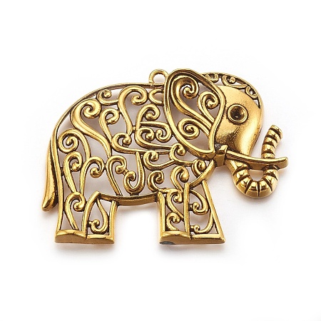 Tibetan Style Alloy Big Pendants LS-TIBEP-29-AG-LF-1