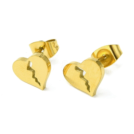 Thanksgiving Day Theme 304 Stainless Steel Stud Earrings EJEW-B041-01G-04-1