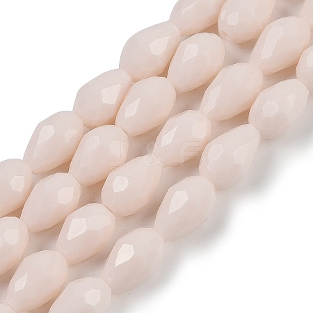 Opaque Solid Color Beads Strands EGLA-N013-P8mm-D08-1