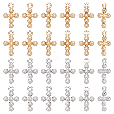 24Pcs 2 Colors Alloy Pendants FIND-WR0012-77-1