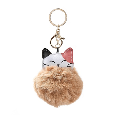 Cute Cat Keychain Plush Pendant for Bags and Wallets ST5864224-1