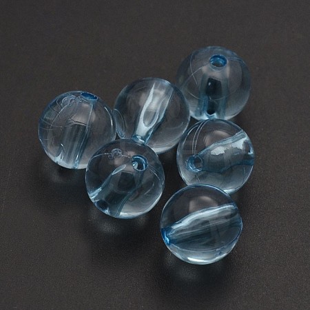 Transparent Acrylic Beads TACR-P053-18mm-26H-1