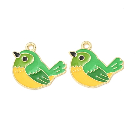 Alloy Enamel Pendants AL-CBA2679-06F-G-1