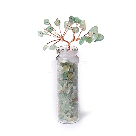 Natural Green Aventurine Chips Tree of Life Decorations PW-WG0DAB8-06-1