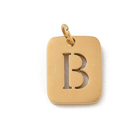 304 Stainless Steel Charms STAS-R001-01G-B-1
