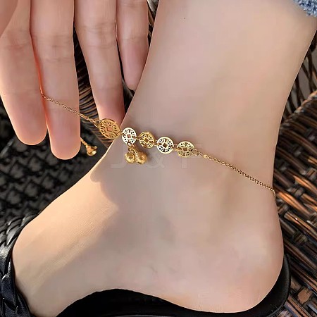 316L Surgical Stainless Steel Charm Anklets for Women FS-WG47470-26-1