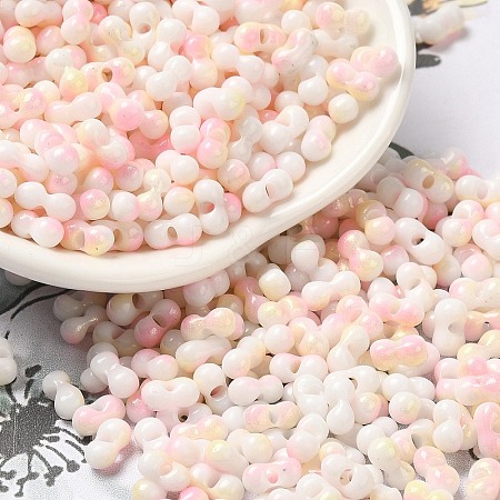 Baking Paint Glass Seed Beads SEED-F005-01A-02-1