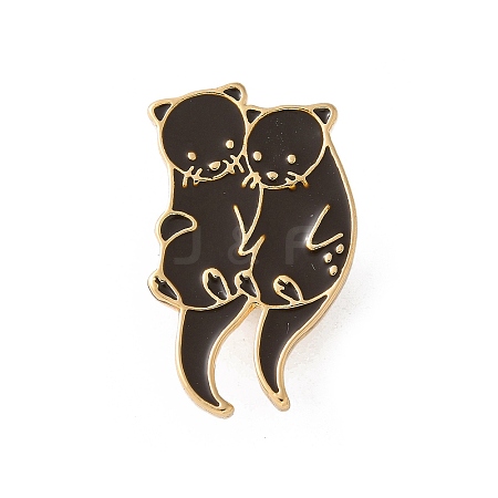 Bear Enamel Pins JEWB-S042-01B-KCG-1