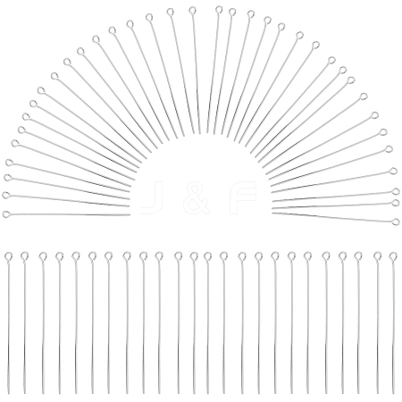 SOFPLATE 600Pcs Brass Eye Pin KK-SP0001-69D-S-1