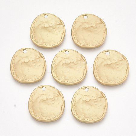 Smooth Surface Alloy Pendants PALLOY-T067-49MG-1