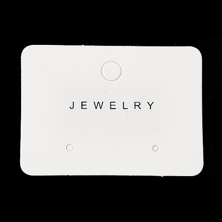 Paper Jewelry Display Cards with Hanging Hole CDIS-M005-27-1