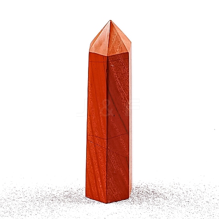 Point Tower Natural Red Jasper  Home Display Decoration PW-WG04107-23-1