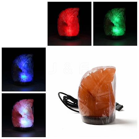 USB Natural Himalayan Rock Salt Lamp DJEW-P002-02A-1