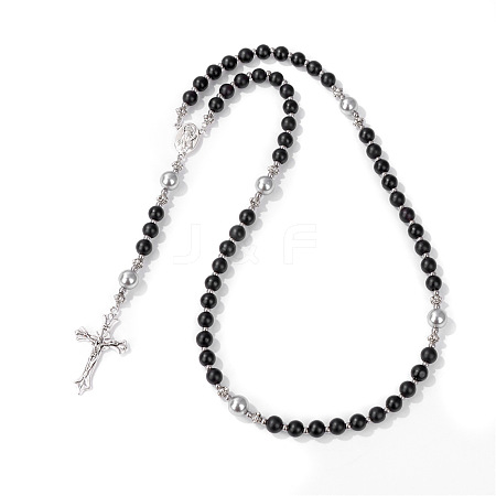 Cross Charm Wrap Style Bracelet PW-WG588AF-04-1