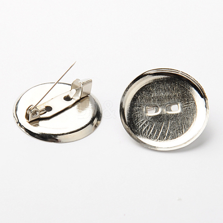 Iron Brooch Findings X-E04IY-P-1