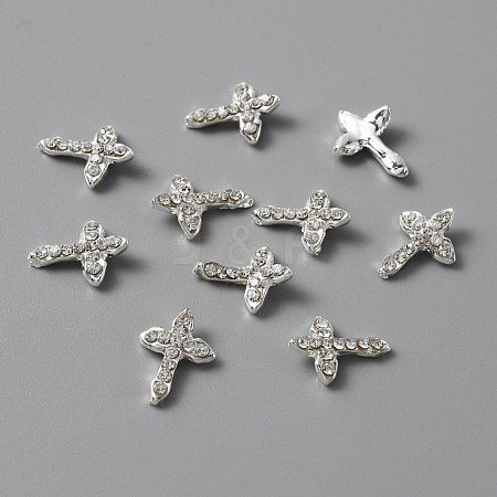 Zinc Alloy Rhinestone Cabochons FIND-WH0125-73-1