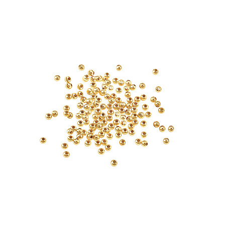 Brass Round Spacer Beads KK-SZ0001-06C-1