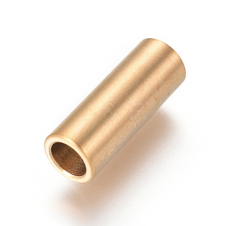 Ion Plating(IP) 304 Stainless Steel Magnetic Clasps with Glue-in Ends STAS-I120-59B-G-1