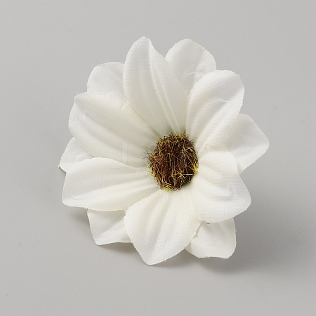 Handmade Silk Cloth Chrysanthemum AJEW-WH0258-970C-1