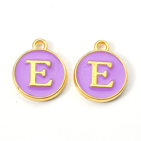 Golden Plated Alloy Enamel Charms LS-ENAM-S118-10E-1
