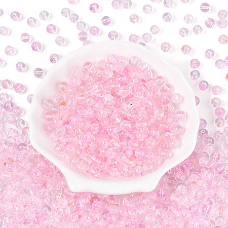 Baking Paint Transparent Glass Beads DGLA-T004-08K-1