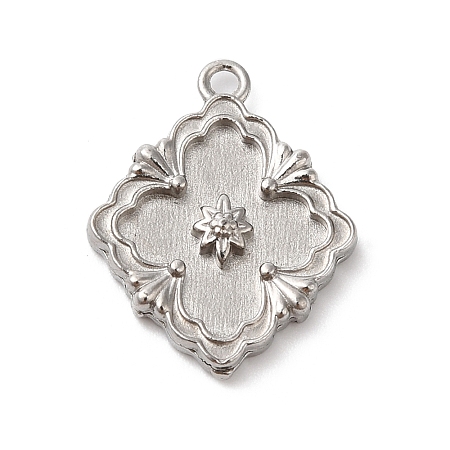 304 Stainless Steel Pendants X-STAS-D049-03C-1