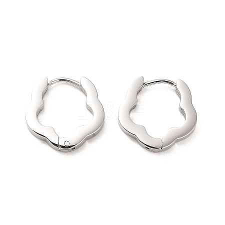202 Stainless Steel Hoop Earrings EJEW-C076-06E-P-1