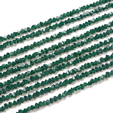 Transparent Solid Color Glass Beads Strands X-GLAA-L031-01-B02-1