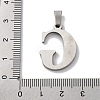 201 Stainless Steel Pendants STAS-Q342-53P-G-3