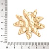 Hammered 304 Stainless Steel Pendants STAS-D129-06B-G-3