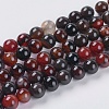 Natural Agate Beads Strands X-G-G515-6mm-04-1