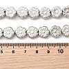 Electroplate Glass Beads Strands EGLA-F166-10P-4
