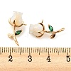 Natural Freshwater Shell Brass Pendants KK-Q806-05G-3