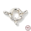 925 Sterling Silver Spring Ring Clasps STER-A007-23A-4