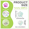 100Pcs Transparent Glass Beads GLAA-TA0004-27-4