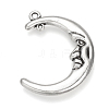 Tibetan Style Alloy  2-Loop Link Pendants TIBE-Q075-12AS-LF-1