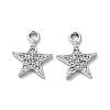 Alloy Rhinestone Pendants RB-P037-01P-03-1