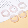 Natural Rose Quartz Plain Band Finger Rings RJEW-H230-13F-02-1