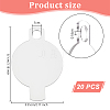 Transparent Acrylic Big Pendants DIY-WH0430-720A-2
