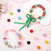 100Pcs Opaque Acrylic Beads MACR-SC0001-63-4