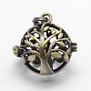 Brass Rack Plating Cage Pendants KK-F722-46AB-RS-1