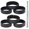 6Pcs 6 Styles Cowhide Leather Loop Keepers FIND-CL0001-61-1