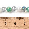 Electroplate Glass Beads Strands X-EGLA-C007-01D-4