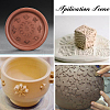 Chinese Mid-Autumn Festival Hand-Pressure Wooden Flower Carved Moon Cake Mould DIY-WH0410-25-4