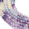 Natural Fluorite Beads Strands G-E608-C10-A-3