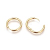 Ion Plating(IP) 304 Stainless Steel Hoop Earrings X-EJEW-P177-G-07A-1