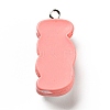 Opaque Resin Pendants RESI-G043-F12-3