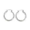 304 Stainless Steel Hoop Earrings for Women EJEW-K281-34P-02-1